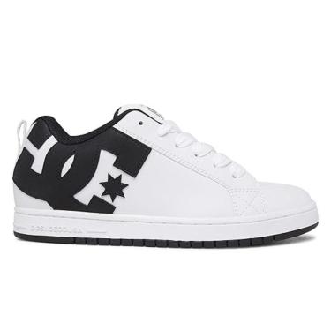 Imagem de Tênis Dc Shoes Court Graffik SD White Black-Unissex