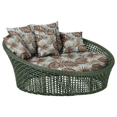 Imagem de Chaise Hungria Pintura Fendi Corda Náutica E6 Trama Original Verde