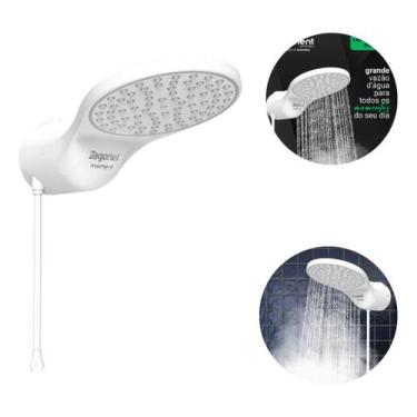 Imagem de Ducha Eletrônica Moment Zagonel Branca 220v Banho Quente Confortável M