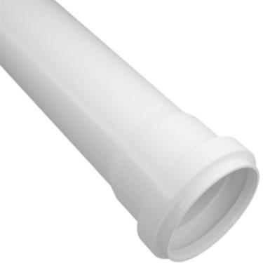 Imagem de Tubo De Esgoto Sn 4"" 100mm 3 Metros - 11331001 - Fortlev Tubo Esgoto 100mmx3m Serie Normal