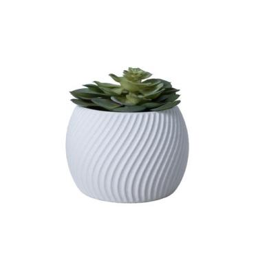 Imagem de Cachepot Boleado M - Adornos - Galanta, Branco