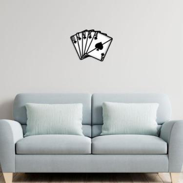 Imagem de Quadro decorativo sala quarto 32x42 alto relevo mdf - Decoraset