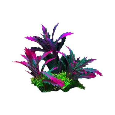 Imagem de Planta Artificial De 14cm Para Aquário, Decoração De Tanque De Peixes,