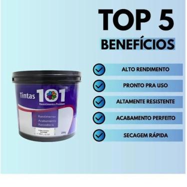 Imagem de Massa Corrida Interior 25kg Tintas 101