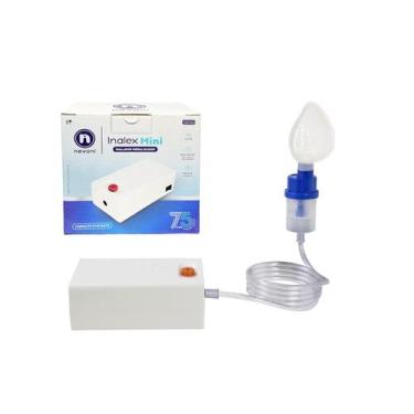 Imagem de Inalador Nebulizador Compressor Portátil Silencioso Bivolt Inalex 1201