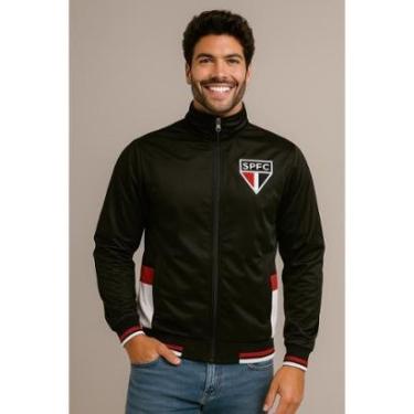 Imagem de Jaqueta Blusa Com Capuz Masculina São Paulo FC Tricolor SPFC Oficial Licenciado-Masculino