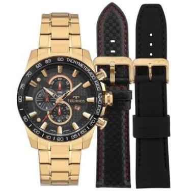 Imagem de Relógio Technos Masculino Carbon OS1ABR/T1P Troca Pulseira-Masculino