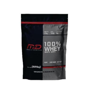 Imagem de 100% whey refil - 825g - chocolate md muscle definition