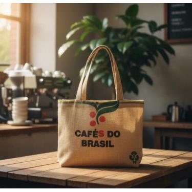 Imagem de Bolsa Ecológica de Saco de Café Artesanal Super Resistente e Sustentáv