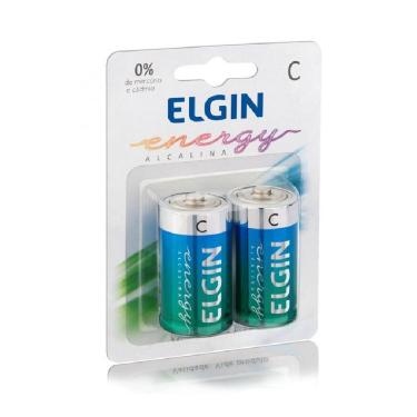Imagem de Pilha Alcalina C Elgin LR14 - com 2 unidades - 82156