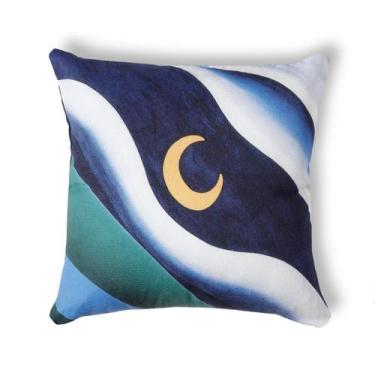 Imagem de Capa de Almofada Estampada A Lua de Tarsila do Amaral - Westwing, Azul