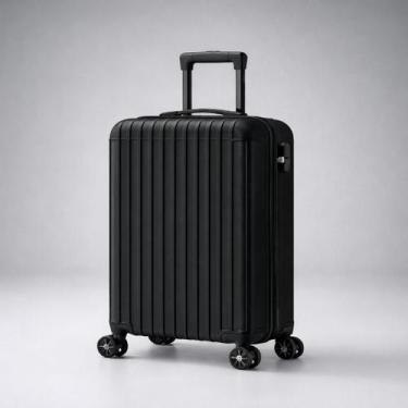 Imagem de Mala de Viagem Bordo ABS Rígida com Rodas 360º Preta - Genérica