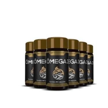 Imagem de Ômega 3 Óleo De Peixe Premium Hf Suplementos 60 Caps com 6-Unissex