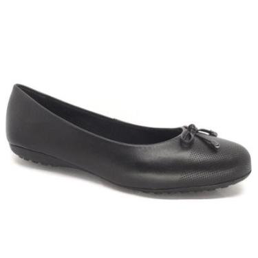 Imagem de Sapatilha Bottero Couro Bico Redondo Laço Frontal 353601-Feminino