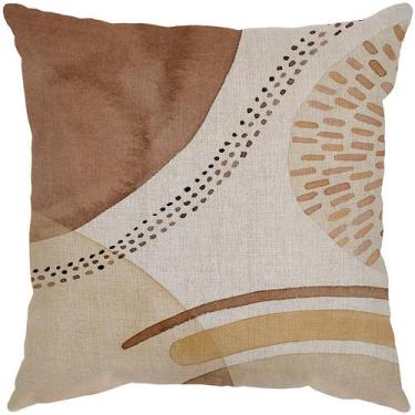 Imagem de Capa Almofada 50x50 Linho Boho Chic Terroso B - LA FAVORITTA AL, Mosta