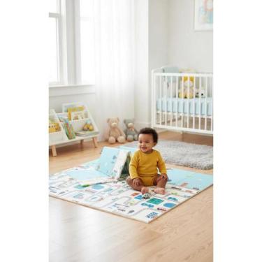 Imagem de Tapete Infantil Pista Emborrachado Dobrável Gigante 1,80x1,5 - Congrat