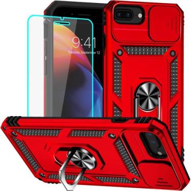 Imagem de Capa HNHYGETE para iPhone 8 Plus, Capa para iPhone 7 Plus com Protetor
