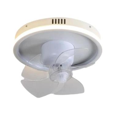 Imagem de Ventilador De Teto LED RGB Com Luz, Controle Remoto E Dimerização Cont