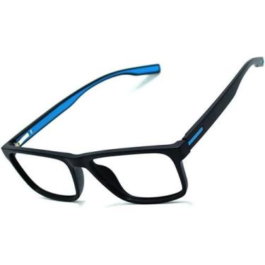 Imagem de Óculos Armação Masculino Com Lentes Sem Grau - MAYA
