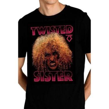 Imagem de Xx Camiseta Twisted Sister Of0226 Consulado Do Rock, Preto, Xxx