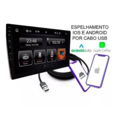 Imagem de Central Multimídia Universal 9 Polegadas Carplay Bluetooth RS-908BR Pr