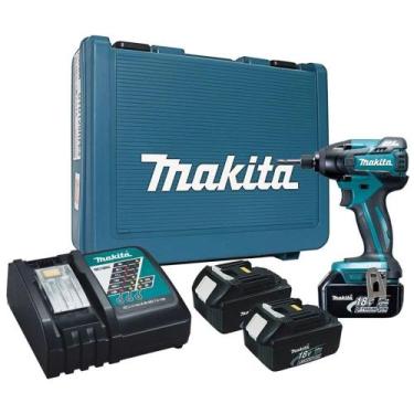 Imagem de Parafusadeira de impacto 160 n.m 3 bat & carreg - dtd129rfe3 - makita,
