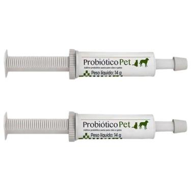 Imagem de Kit Com 2 Probióticos Pet Pasta Para Cães E Gatos Avert 14g