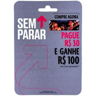 Imagem de Tag Sticker Sem Parar Pós Pago 1 unidade