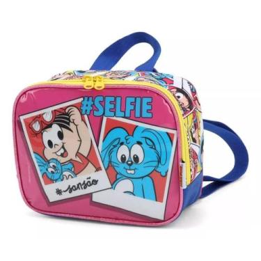 Imagem de Lancheira Infantil Térmica Escolar Meninas Boneca Mônica, Rosa