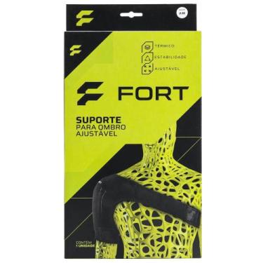Imagem de Suporte Fort Neoprene para Ombro Ajustável Preta, G-GG