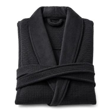Imagem de Roupão Toque Aveludado Com Manga Longa D`Luxe G - Preto