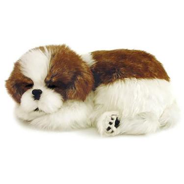 Imagem de Brinquedo Pet Eletrônico Perfect Petzzz Filhote Cachorro Shih Tzu com Respiração Realista Imex