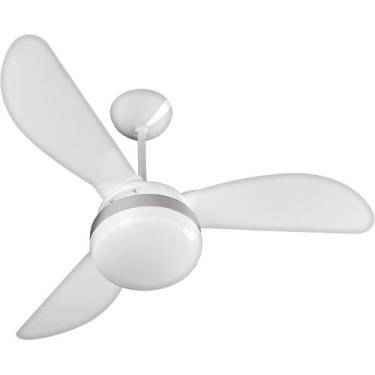 Imagem de Ventilador de Teto Ventisol Fênix Branco / Silver 3 Pás, 3 Velocidades