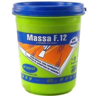 Imagem de Massa para Madeira e Calafetagem F12 Branco 400g - Viapol
