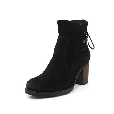 Imagem de Bos. & Co. Bota feminina impermeável Basal, Camurça preta, 11