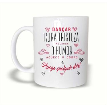 Imagem de Caneca Dançarinos - Dançar Cura Tristeza - 325Ml Cerâmica
