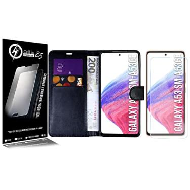 Imagem de Capa Case Flip Carteira + 2 Películas Vidro compativel Galaxy A53 5G A536 6.5 - Cell In Power25