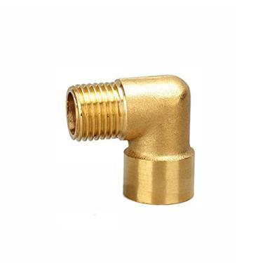 Imagem de 1/8"?1/4";?3/8";?1/2";?3/4";?1"?BSP Rosca Masculina F¨ºmea Lat?o Cotovelo Tamp?o Tamp?o Nipple Tee Encaixe de Tubo Conector Adaptador Conector, NO9,1/2"