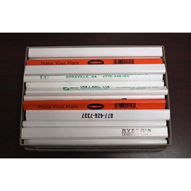 Imagem de Caixa de lápis de grafite vermelho com 72 peças de impressão incorreta de fábrica - escreve em telha molhada