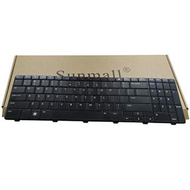 Imagem de Teclado para laptop SUNMALL compatível com Dell Inspiron 15R 5010 M5010 M501R N5010 09GT99 NSK-DRASW 96DJT 096DJT NSK-DRASW Series preto EUA Layout