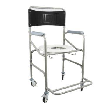Imagem de Cadeira de Banho Dobrável em Aço para 100 kg modelo D40 - Dellamed