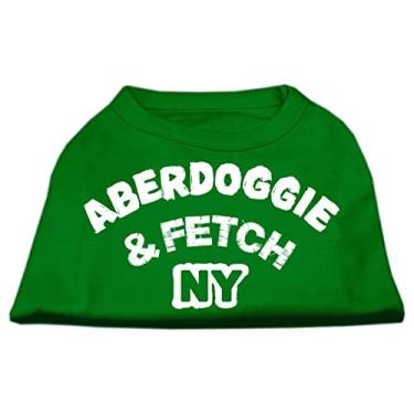 Imagem de Mirage Pet Products Camisetas Aberdoggie New York com estampa de 50 cm, 3GG, verde esmeralda