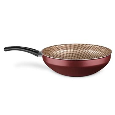 Imagem de Frigideira Panela Wok N28 Antiaderente Superflon Flora Colors MTA cor:Cereja