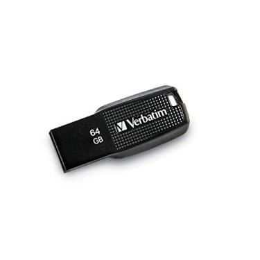 Imagem de Verbatim 64 GB Ergo USB 2.0 Flash Drive – Preto