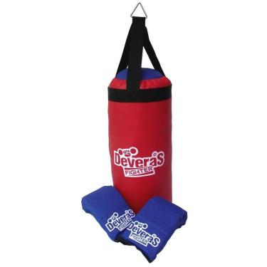 Imagem de Kit Infantil Boxe Deveras Saco de Pancadas e Par de Luvas-Unissex