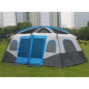 Imagem de Barraca De Acampamento, 6-10 Pessoas, 2 Quartos, Barraca De Grande Espaço, Barracas De Família Grande Para Acampar 6 Pessoas, Barraca De 6 Homens Com Área De Estar E Quarto, Acampamento Familiar,A