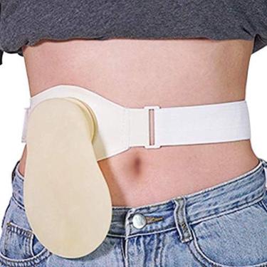 Imagem de Cinto De Ostomia Portátil, Cinto De Suporte De Cintura Unissex, Pasta Abdominal De Suporte De Estoma Médico Com 2 Peças De Saco De Ostomia De Látex,YUYANAIAI