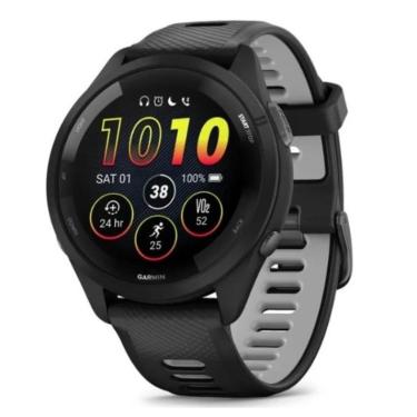 Imagem de Smartwatch gps Garmin Forerunner 265 Amoled Music Preto