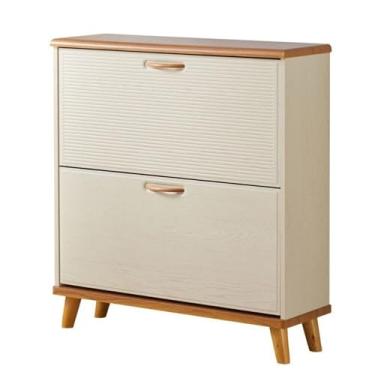 Imagem de WAOCEO Armários de sapatos Armário de sapatos de ponta ultrafina, armário de hall de entrada moderno simples, sapateira de grande capacidade na porta do armário da porta para entrada (cor: 24 x 60 x 85 cm)