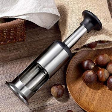 Imagem de Descascador de nozes Pecan filbert noz noz avelã cracker nutcracker braçadeira alicate sheller crack amêndoa cozinha clipe ferramenta machin Descascador de biscoitos de nozes